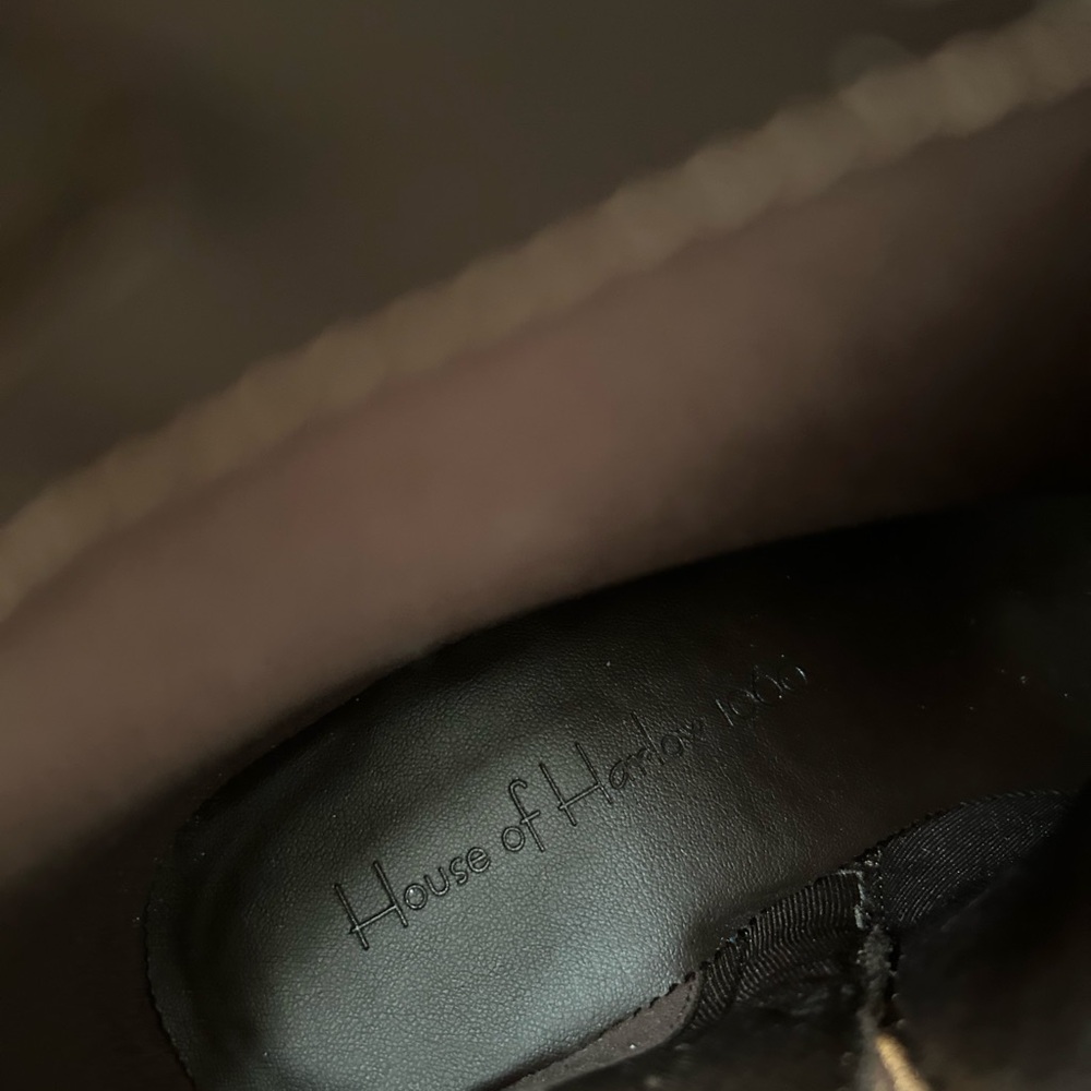 House of Harlow 1960 NWT Brown Suede Ankle Boots Sizes 6.5 - Picture 11 of 11